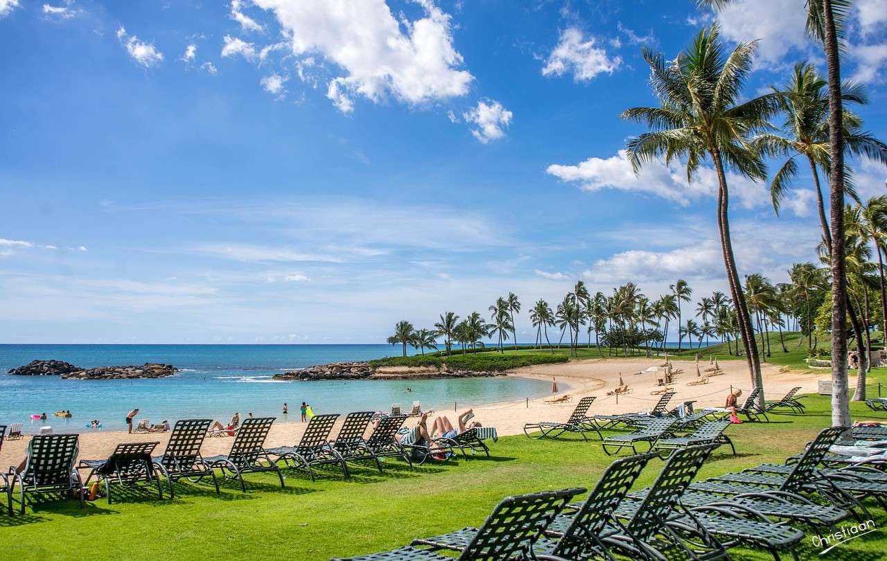 Lagune, Ko Olin, Hawaje. puzzle online