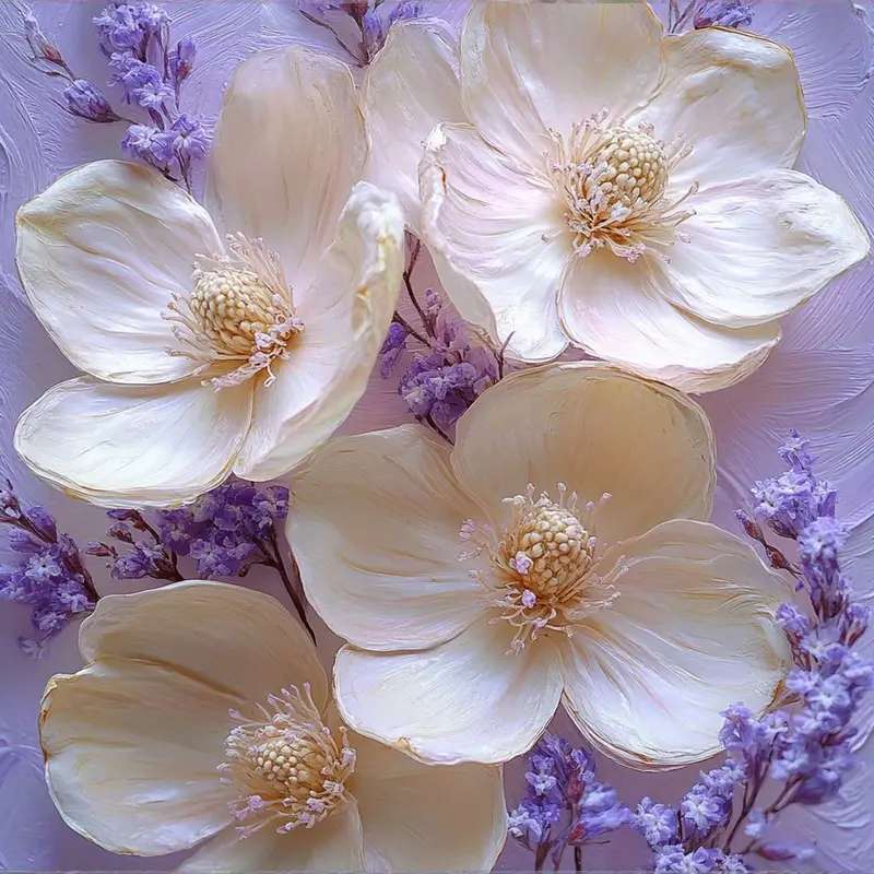 繊細な花 オンラインパズル