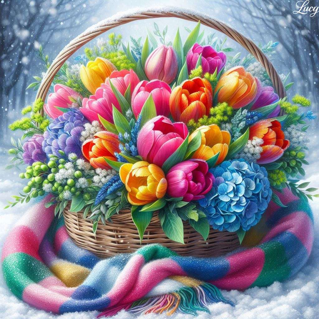 生き生きとした花々が咲き誇る オンラインパズル