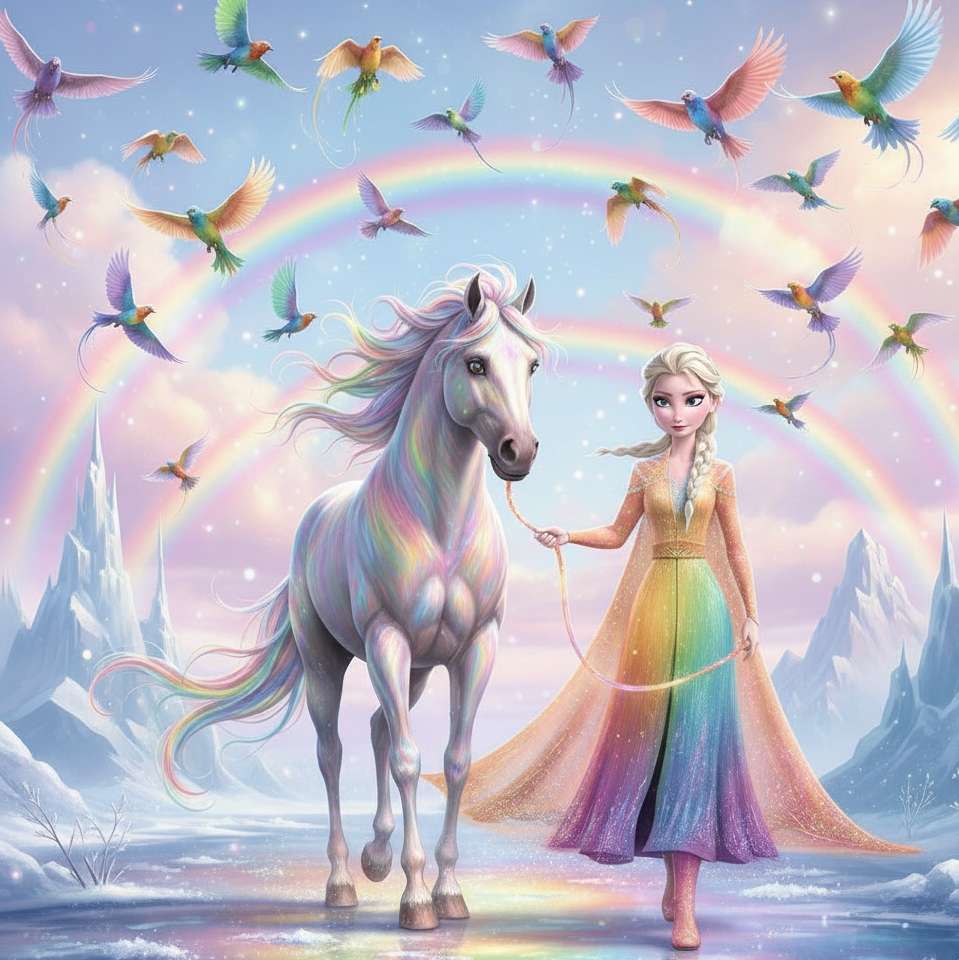 フローズン・エルザ ジグソーパズルオンライン