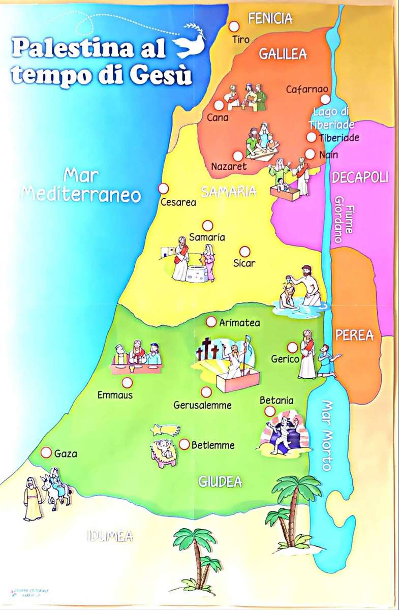 Palestina al tempo di Gesù онлайн пъзел