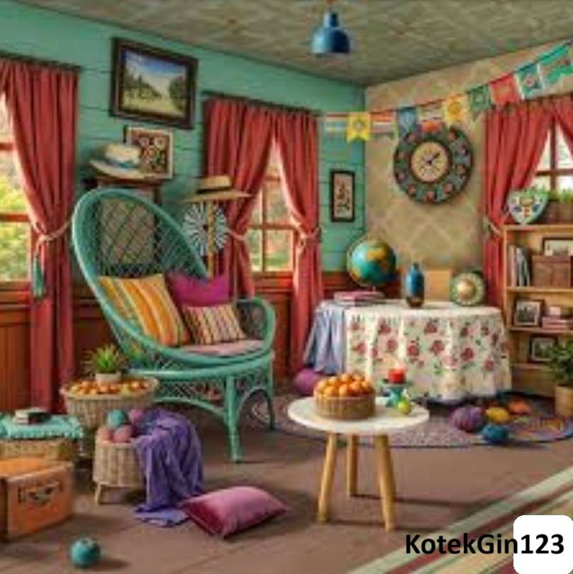 Puzzle 1000 Pezzi Per Adulti, Pavone In Un'accogliente Casa, Formato 70x50 Cm, Poster Incluso, Regalo Antistress