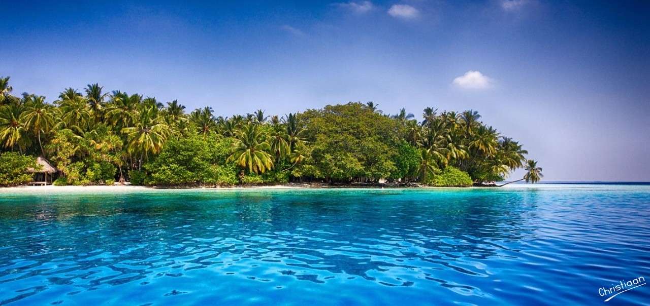 島, ビーチ, パノラマ.使用無料。 ジグソーパズルオンライン