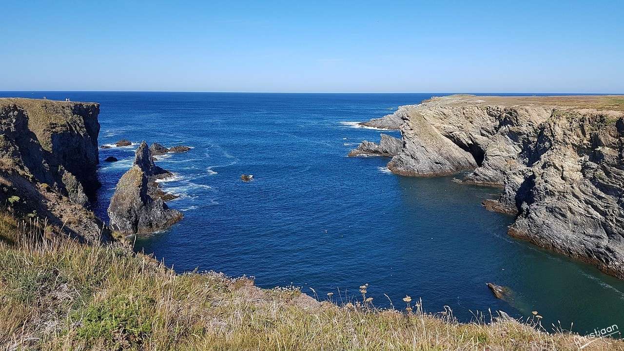 Oceano, scogliera, rocce, costa. puzzle online