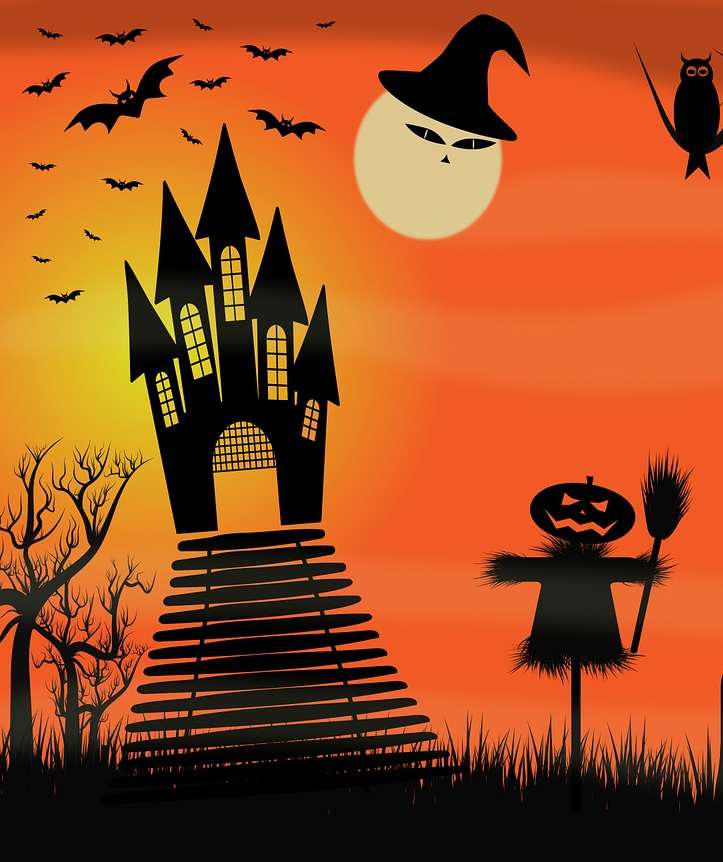 Halloween rejtvények gyerekeknek kirakós online