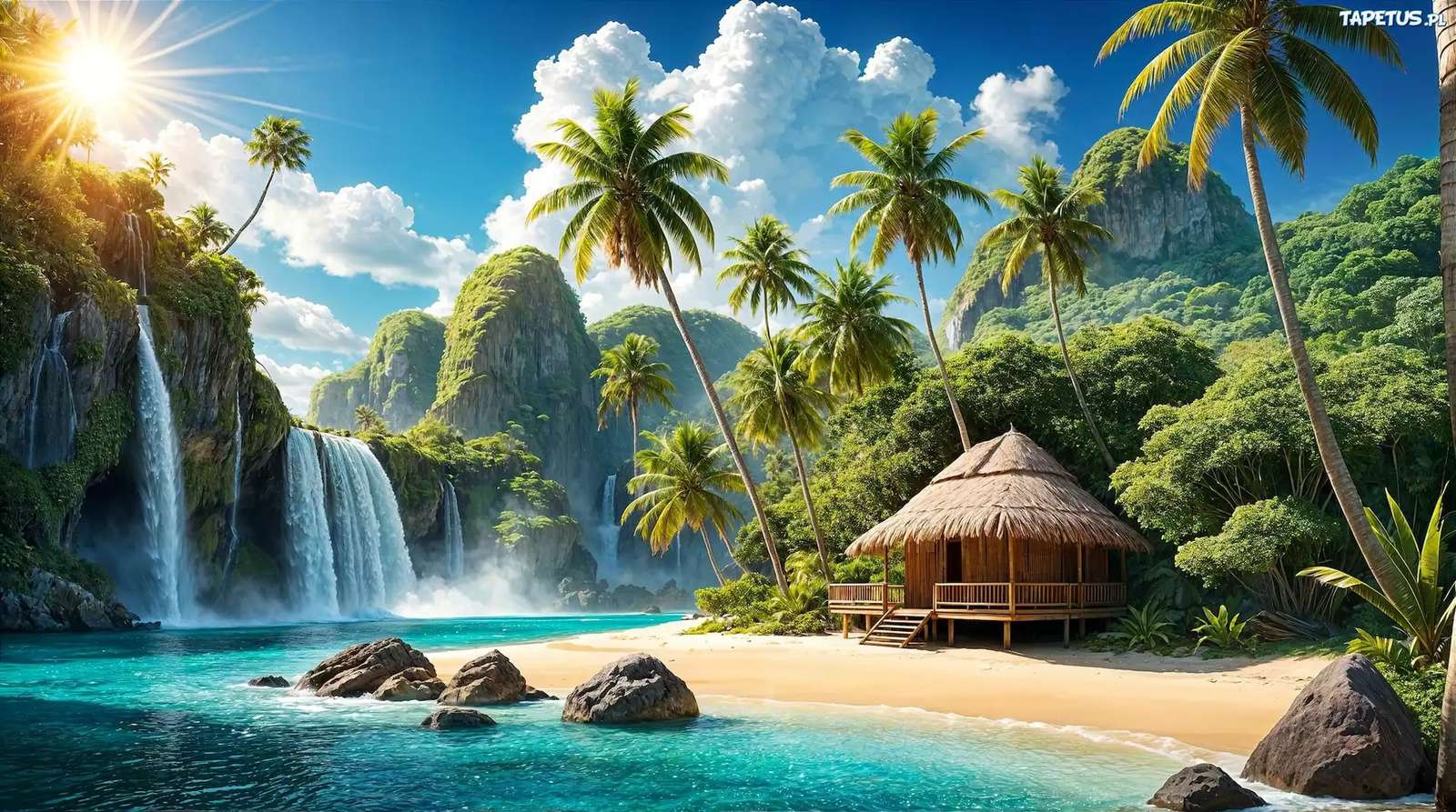 パラダイスの風景 オンラインパズル