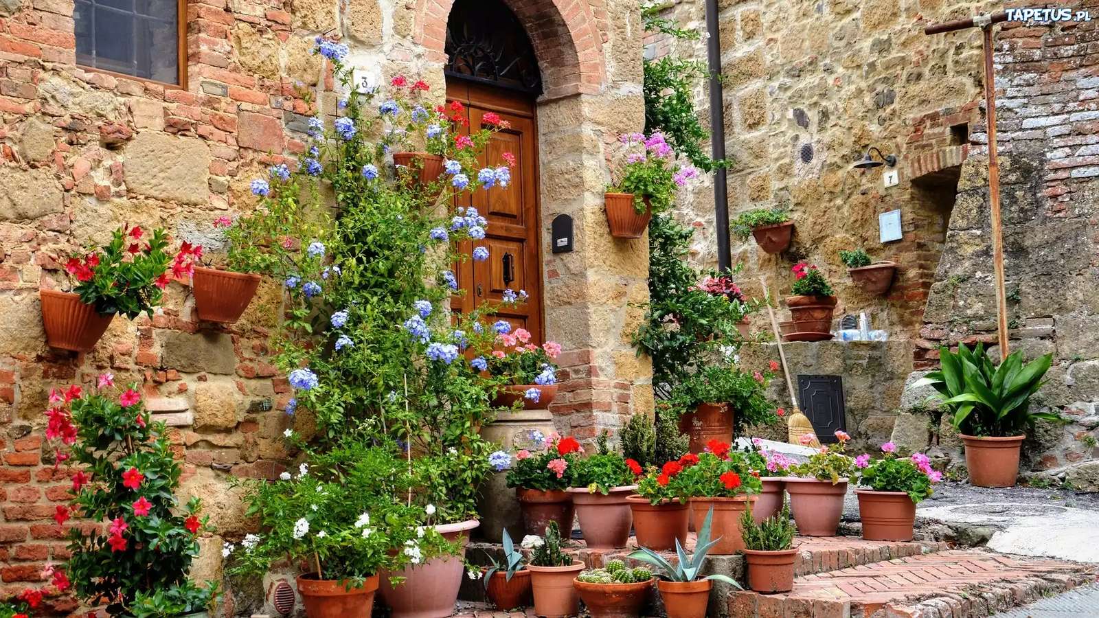 絵のように美しい庭園 オンラインパズル