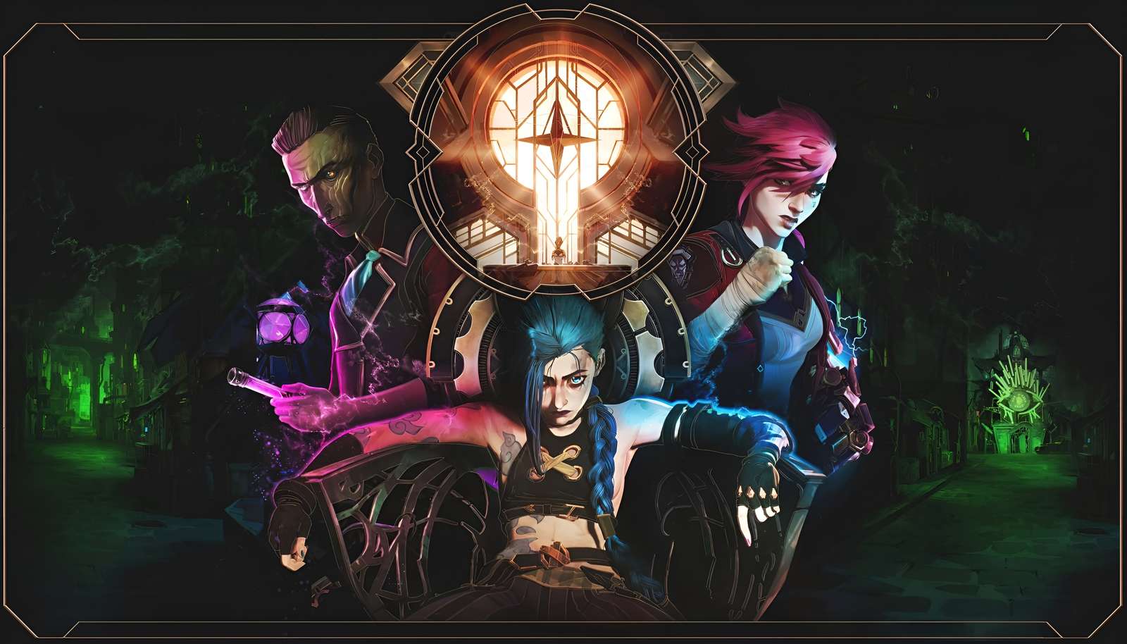 Silco, Jinx és Vi. online puzzle