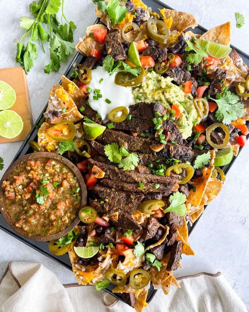 Betöltött Carne Asada Nachos online puzzle
