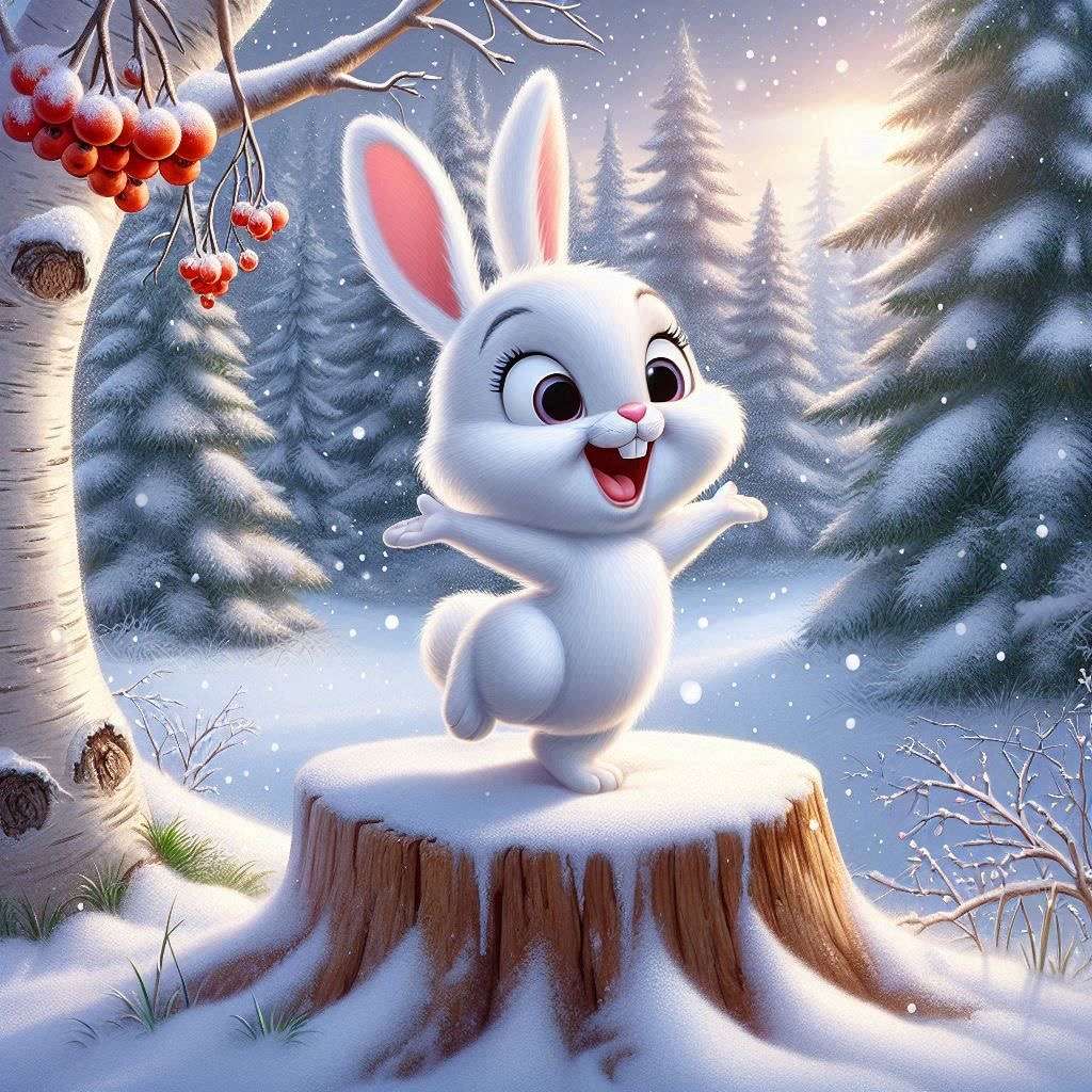 陽気なウサギ ジグソーパズルオンライン