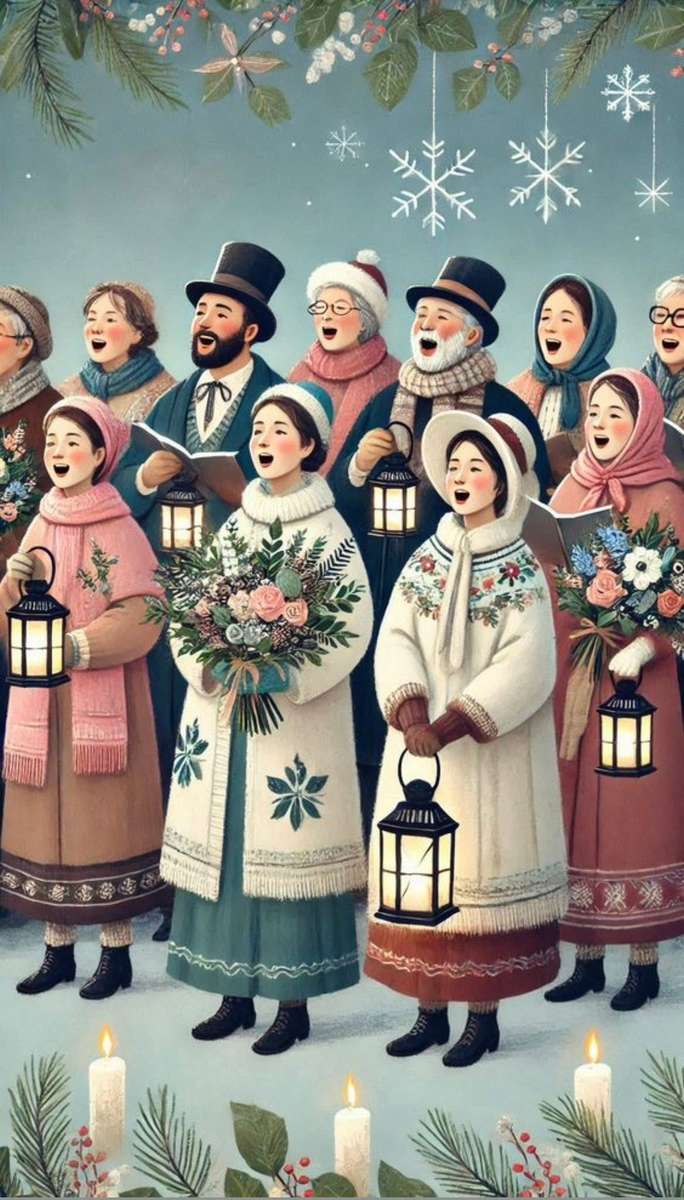 Kórus a templomban online puzzle