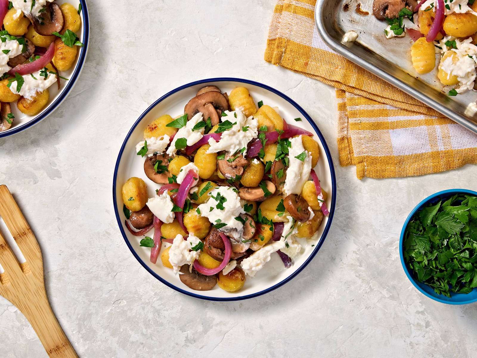 ニョッキとマッシュルーム ジグソーパズルオンライン