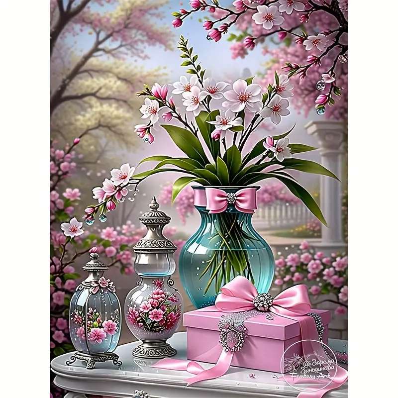 ピンクの箱に入ったプレゼント オンラインパズル