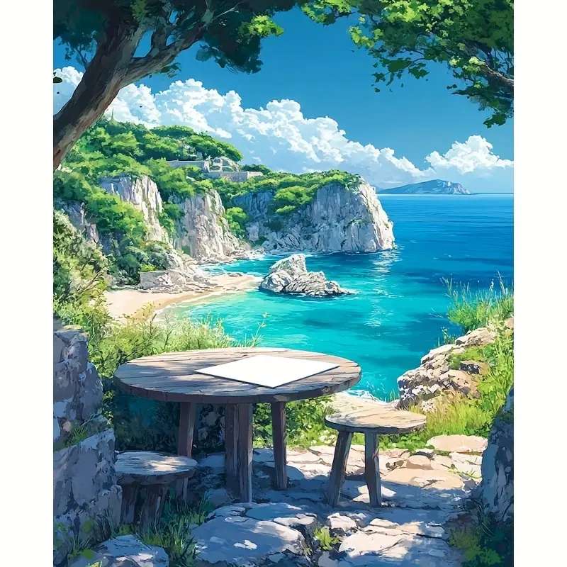 海辺の展望台 ジグソーパズルオンライン