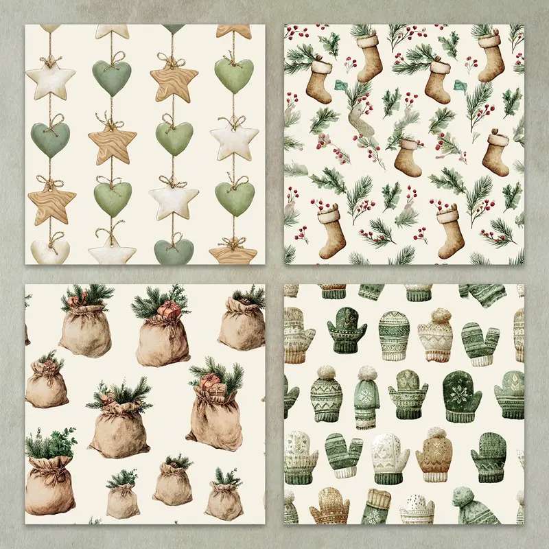 クリスマスパターンのセット オンラインパズル