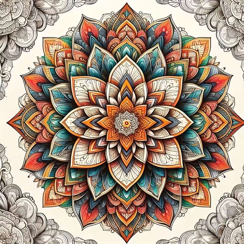 瞑想のためのマンダラ ジグソーパズルオンライン