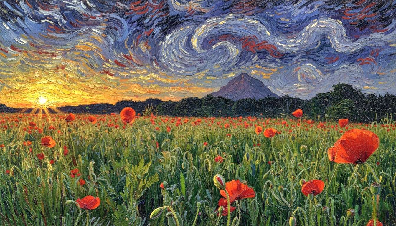 ヴァンのポピー。 オンラインパズル