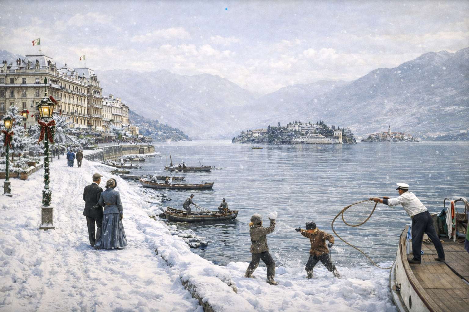 Stresa Anfang des 20. Jahrhunderts Puzzlespiel online