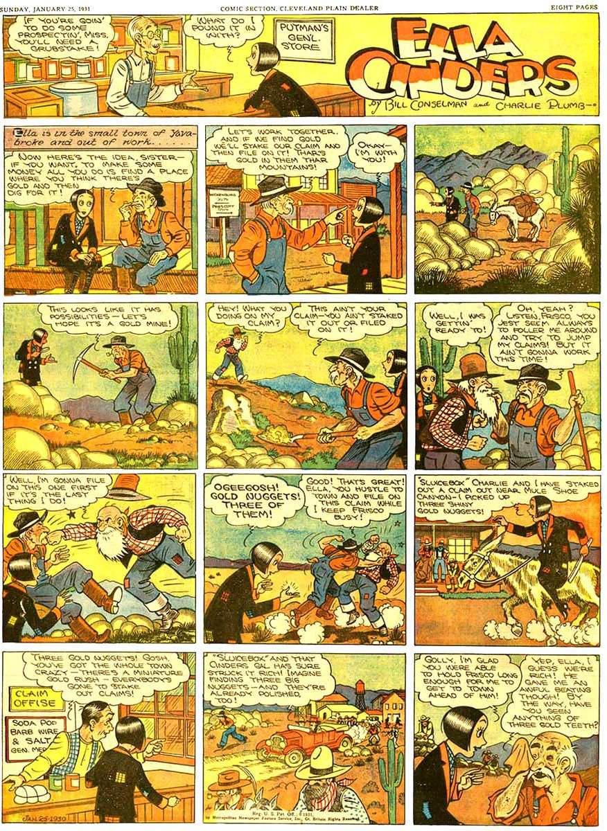 Conselman, Plumb - Ella Cinders - 1931 online puzzle