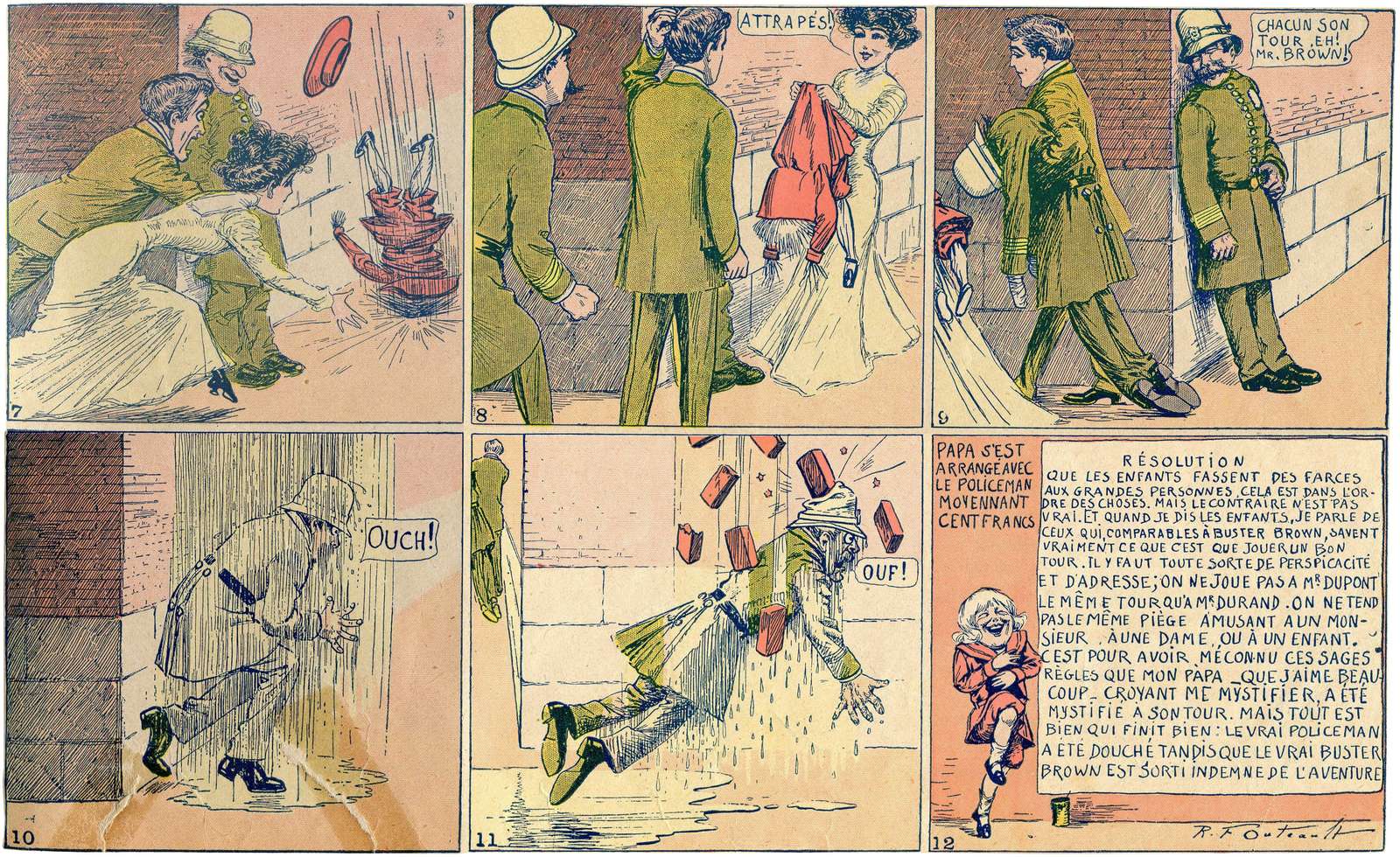 Buster Brown - Une Riposte - 2011-10-15 online puzzle