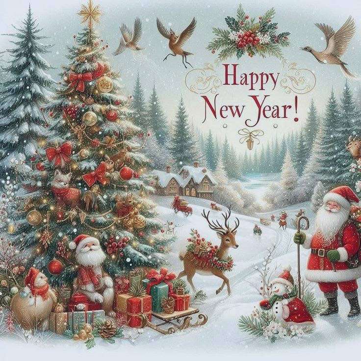 Happy new year kirakós online