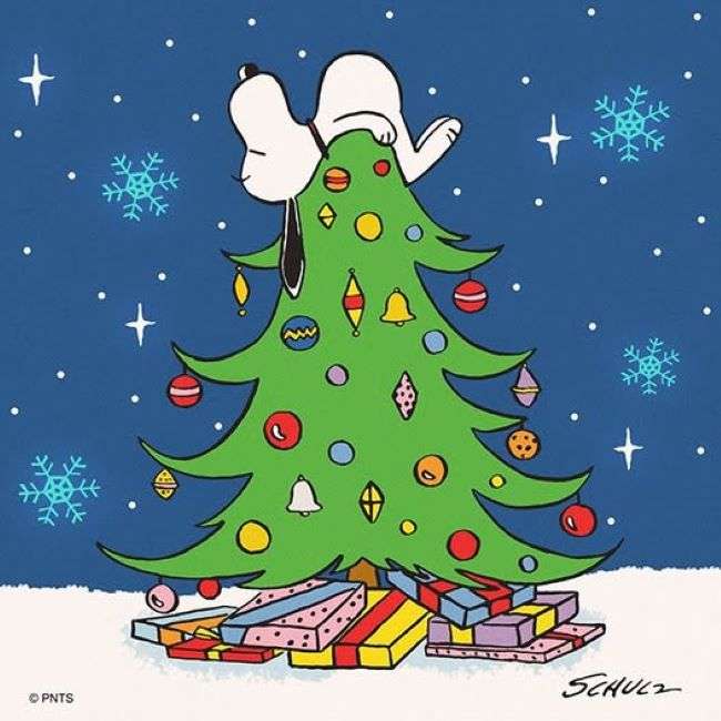 Xmas Snoopy online puzzle