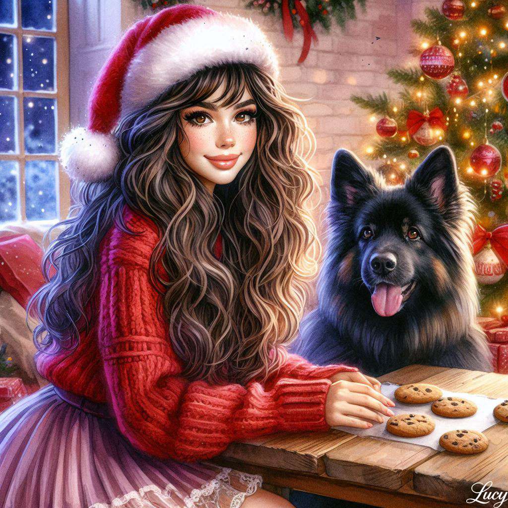 Uma garota fofa, atrevida e linda quebra-cabeças online