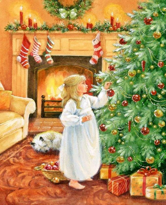 en el árbol de navidad rompecabezas en línea