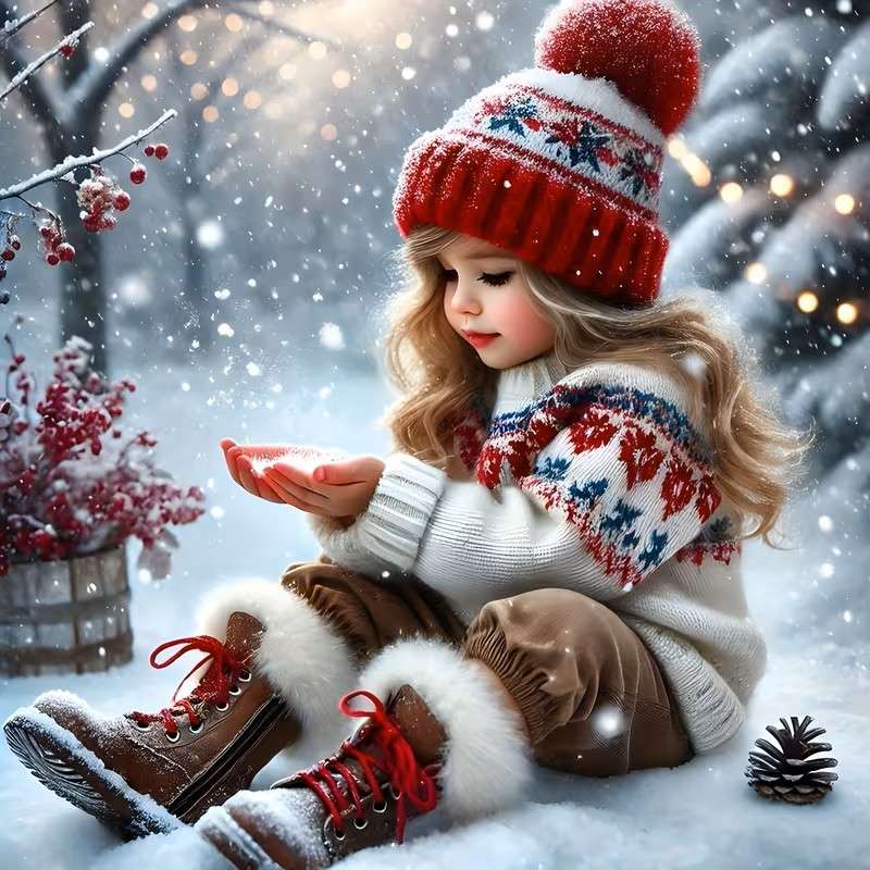 Spaß im Schnee Puzzlespiel online