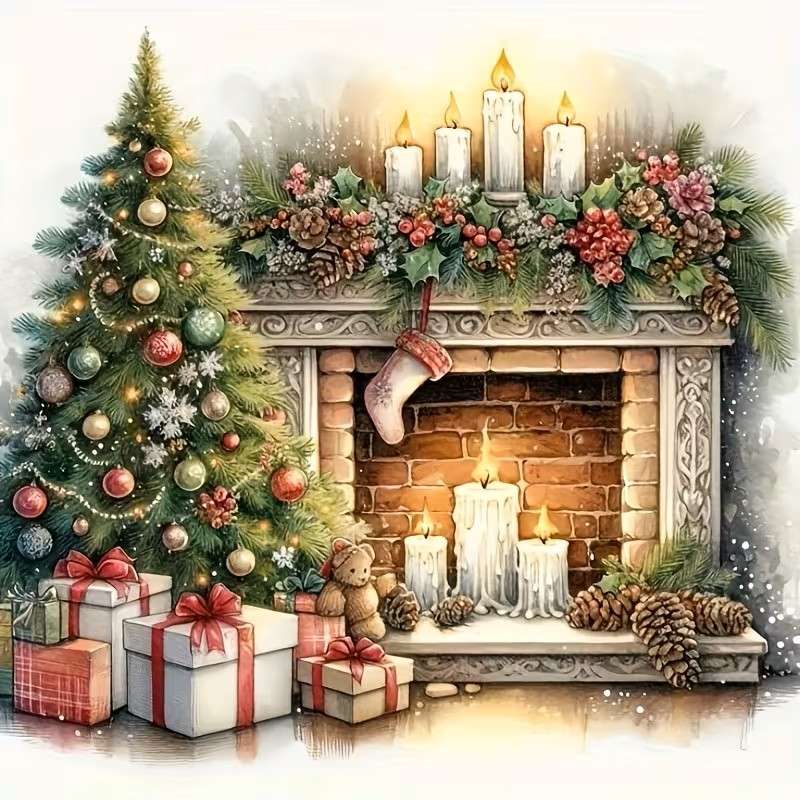 Χριστουγεννιάτικες διακοσμήσεις παζλ online