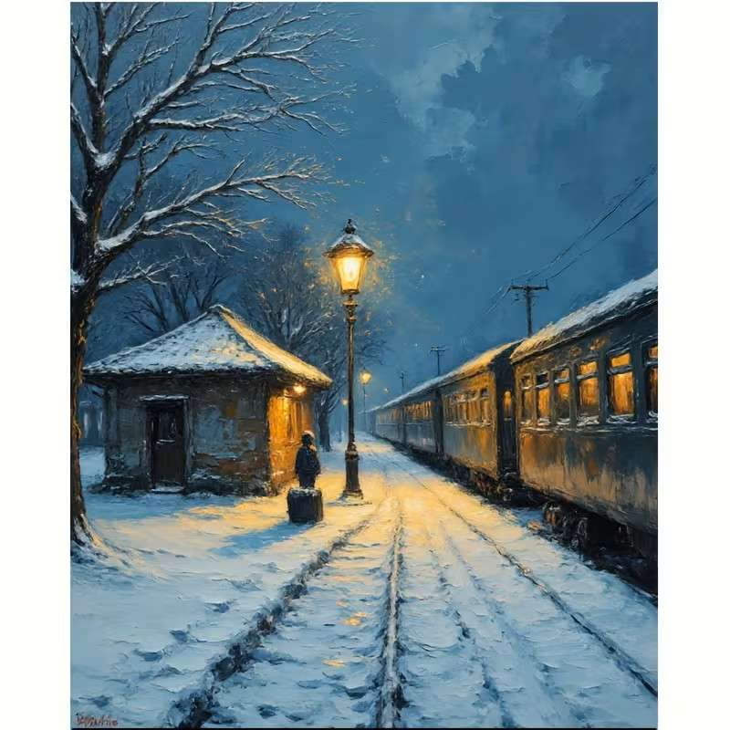 leeg station 's nachts legpuzzel online