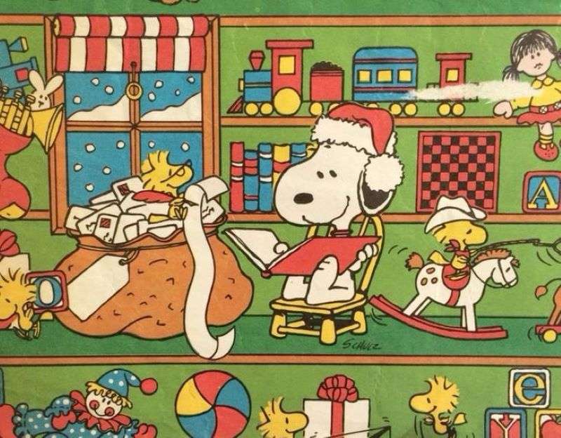 Снупи и Уудсток онлайн пъзел