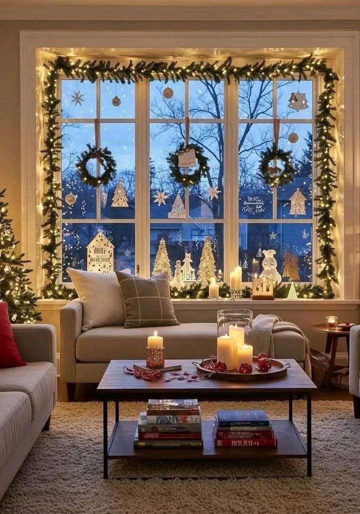 Elegante sala de estar de Natal puzzle online