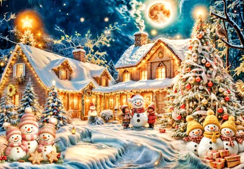 Novoroční příběh online puzzle