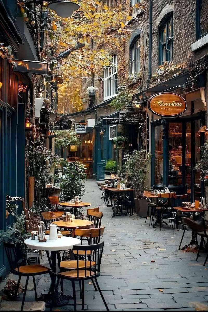 живописна улица онлайн пъзел