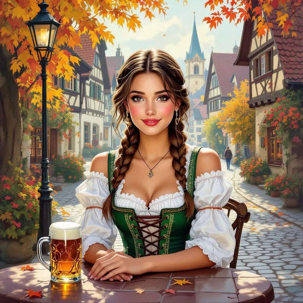 Fata din Bavaria (de _𝕄𝔸𝕀) jigsaw puzzle online