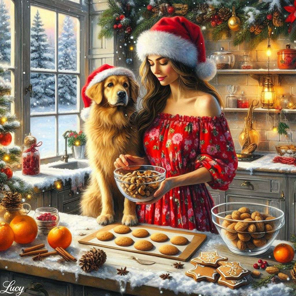 A karácsonyi sütés hagyományai kirakós online