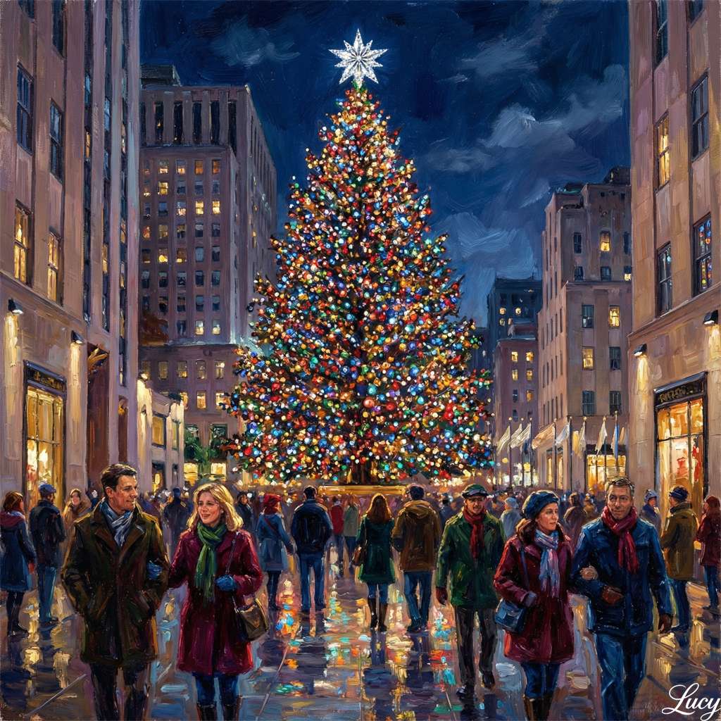 Navidad Rockefeller rompecabezas en línea