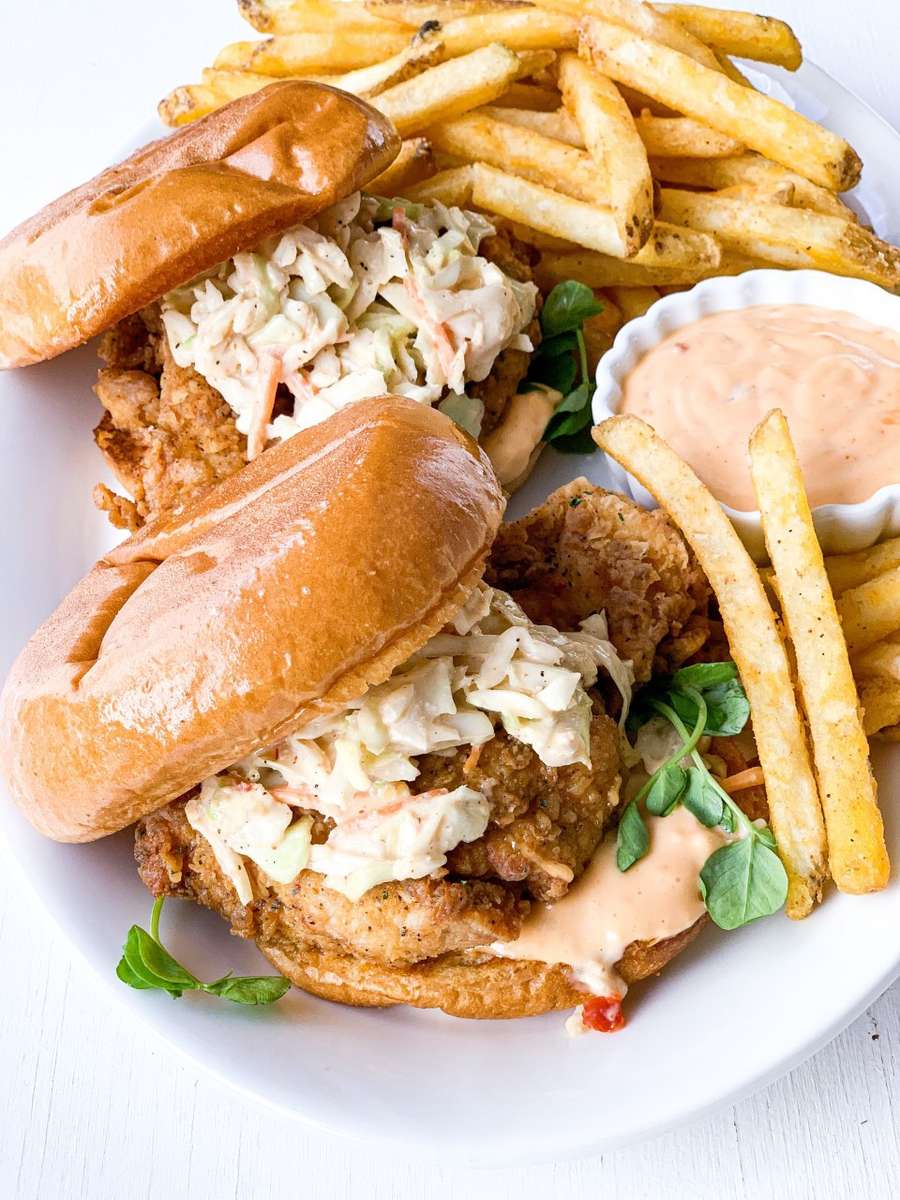 Sandvișuri cu pui prăjit puzzle online