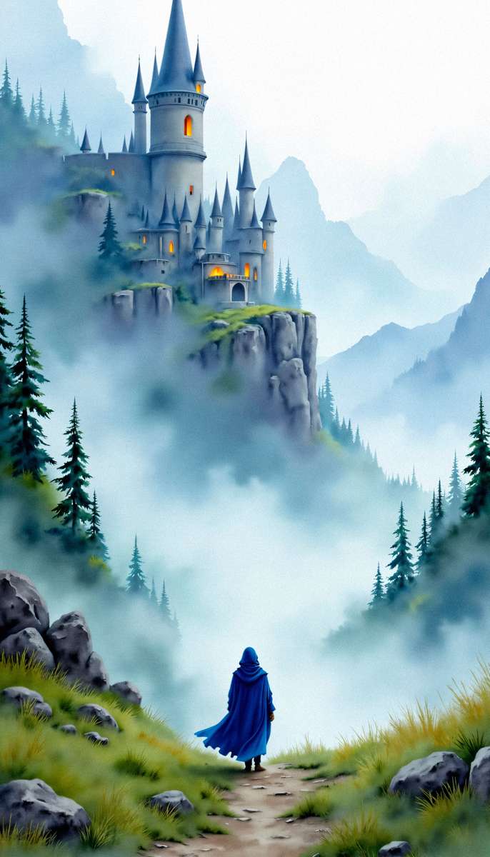 Mystical Fantasy Castle - Σχεδιασμένο από την Freepik online παζλ