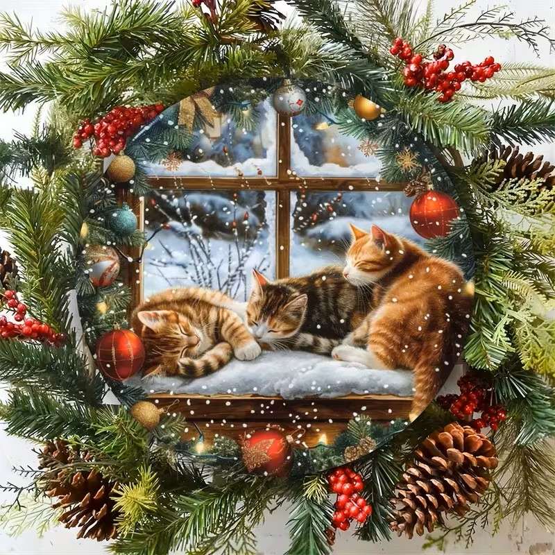 gatos cochilando em uma noite de inverno quebra-cabeças online