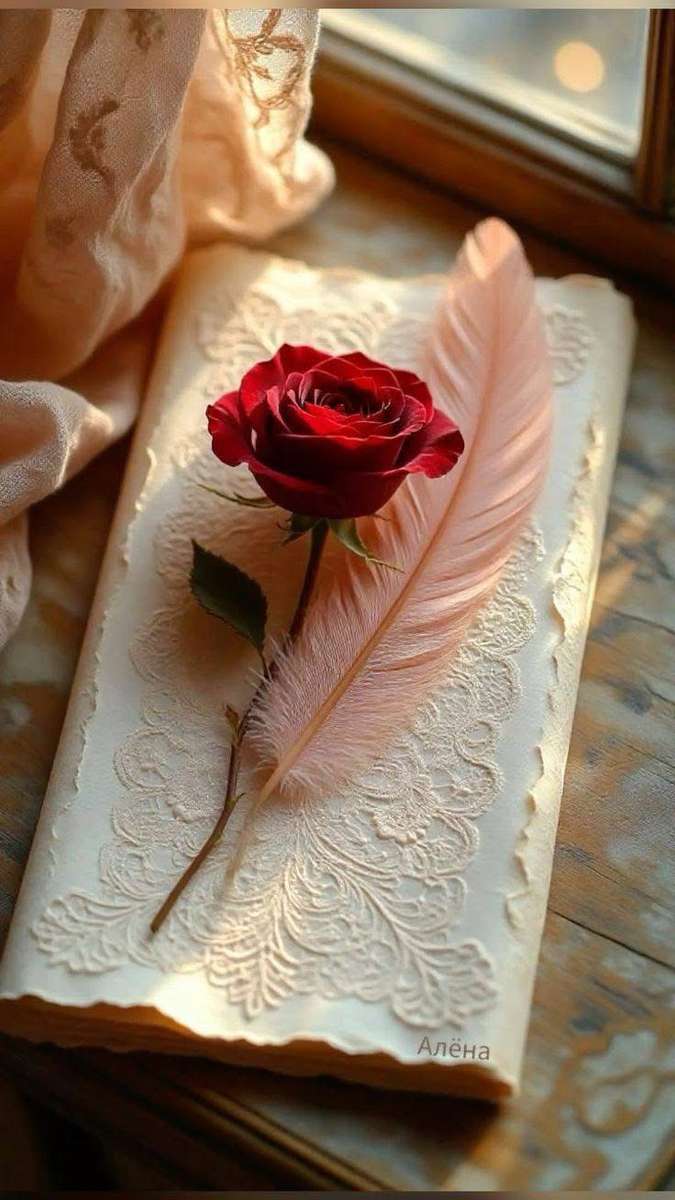 Червена роза. онлайн пъзел