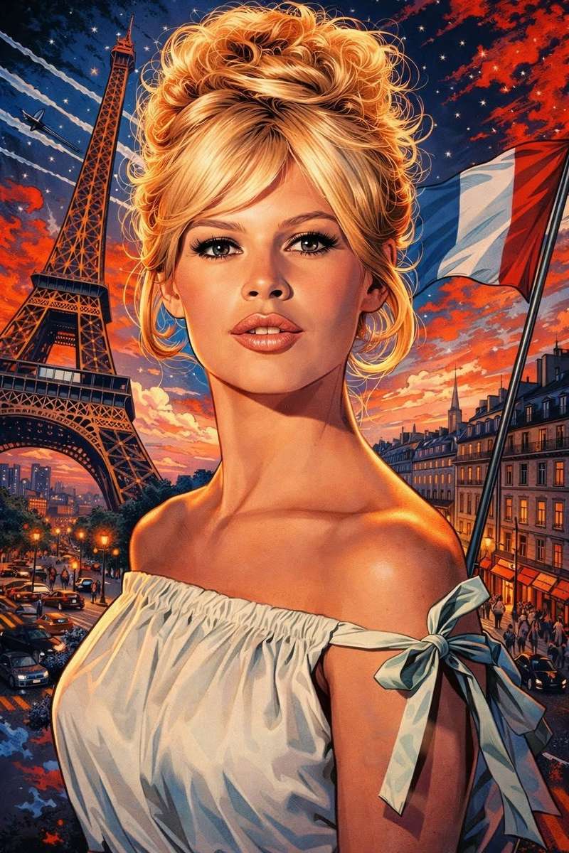 Brigitte Bardot puzzle en ligne