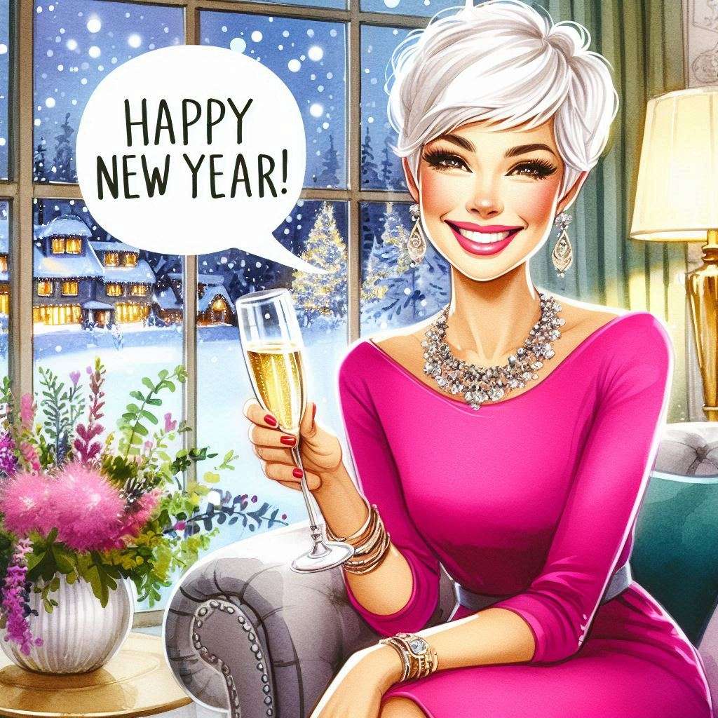 Gott nytt år Pussel online