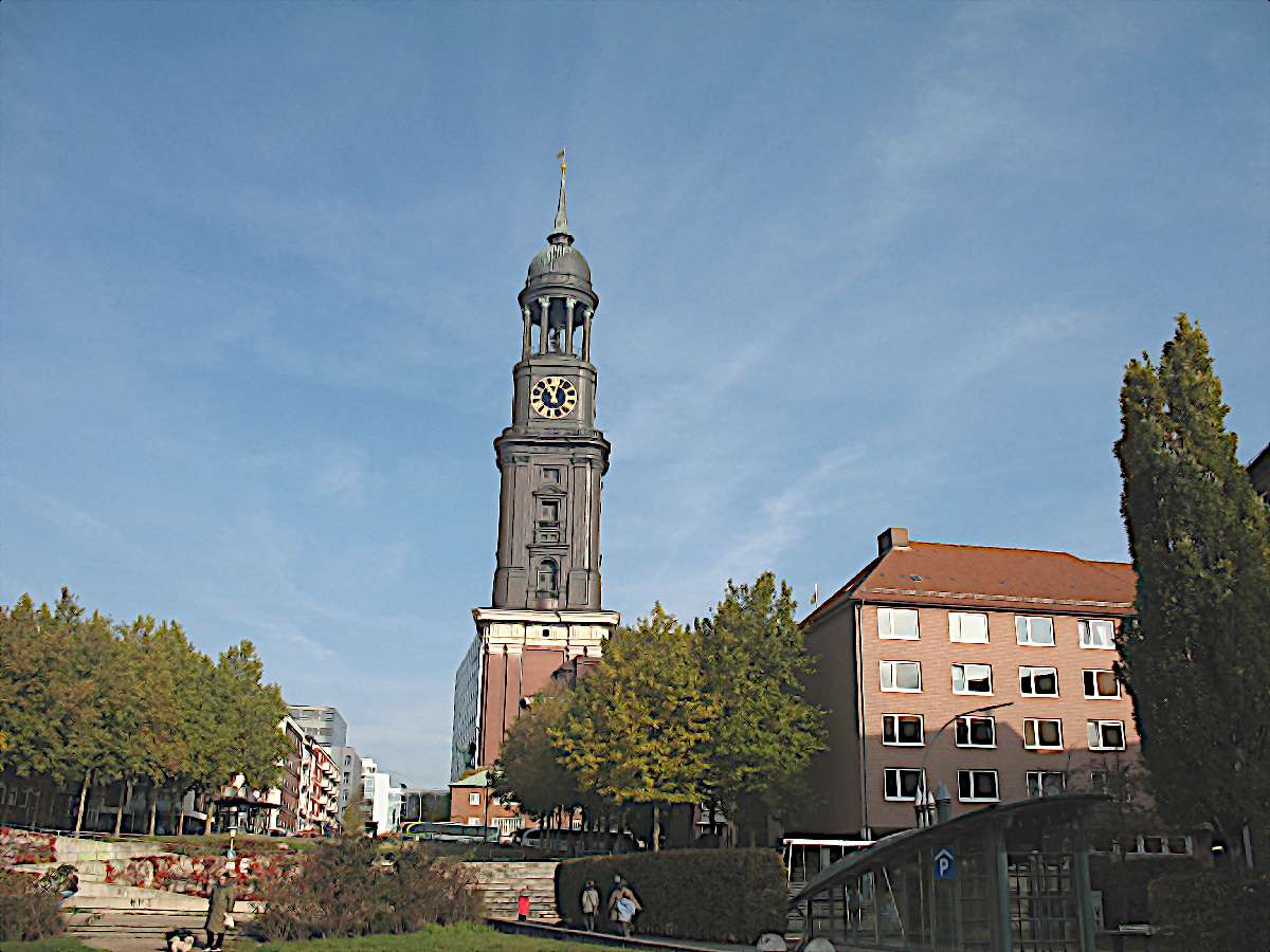 Hamburg Michel pussel på nätet