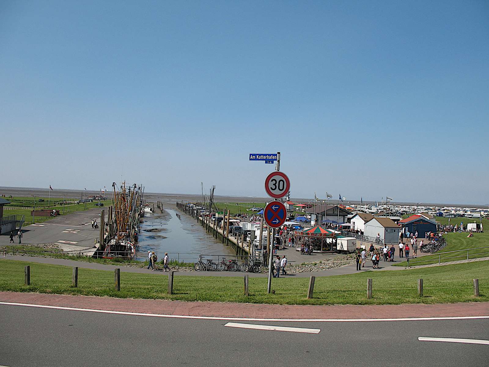 Přístav Cutter při odlivu Dorum-Neufeld skládačky online