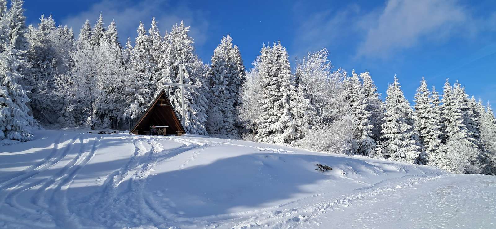 Zimní pohled online puzzle