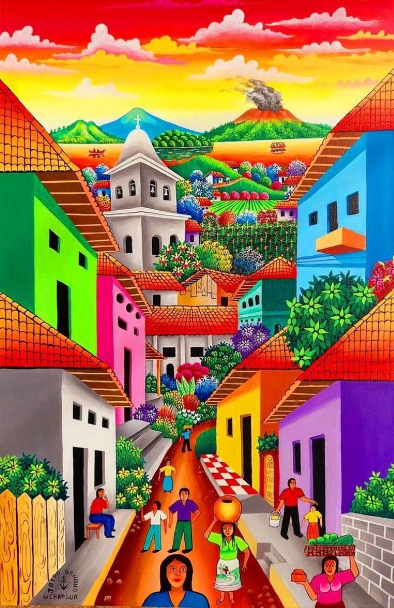 Schilderijen van Romero Britto legpuzzel online