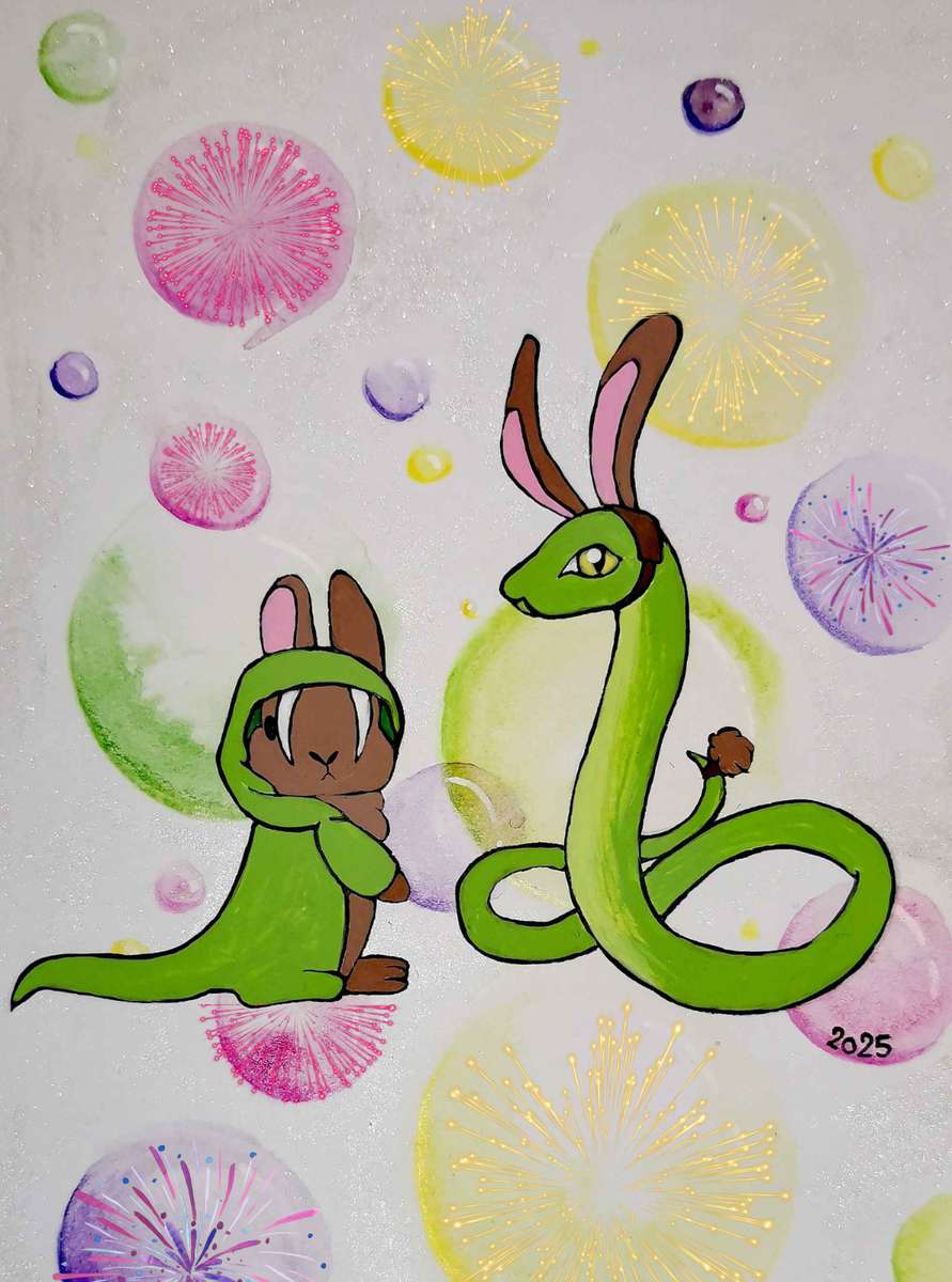 véspera de Ano Novo puzzle online