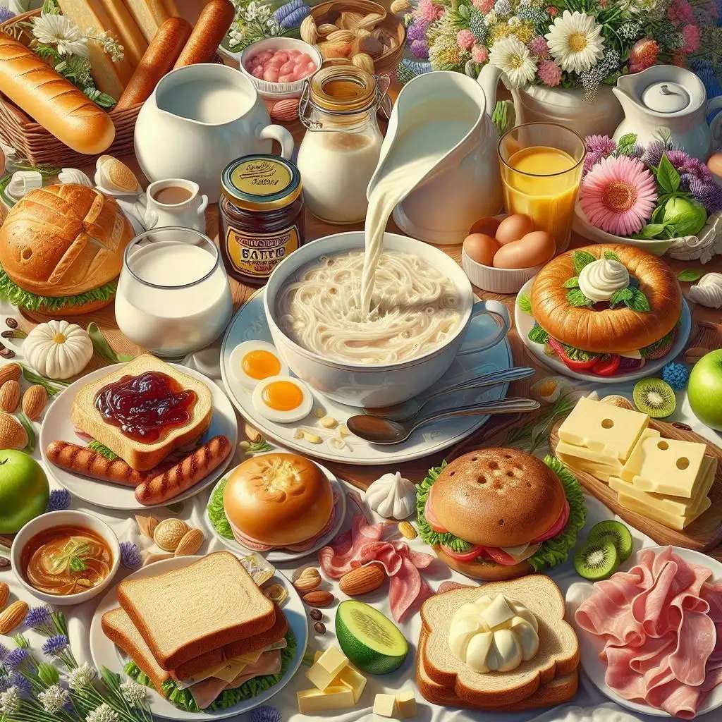 Mic dejun bogat jigsaw puzzle online